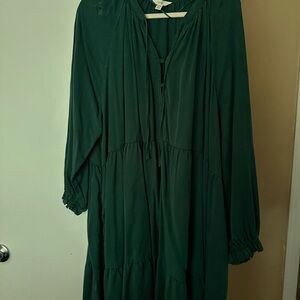 Elegant Green Women's Dress